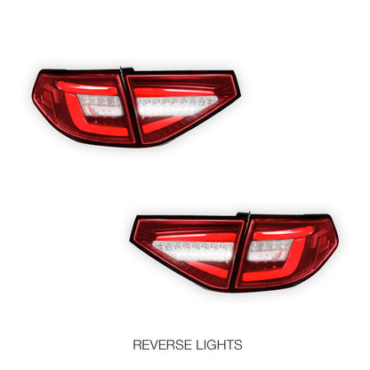 Subaru Impreza GE / GP (2007 - 2013) Sequential 3D LED Stripe Bar Tail Lights LH + RH