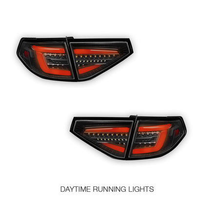 Subaru Impreza GE / GP (2007 - 2013) Sequential 3D LED Stripe Bar Tail Lights LH + RH