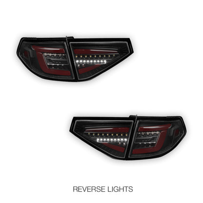 Subaru Impreza GE / GP (2007 - 2013) Sequential 3D LED Stripe Bar Tail Lights LH + RH