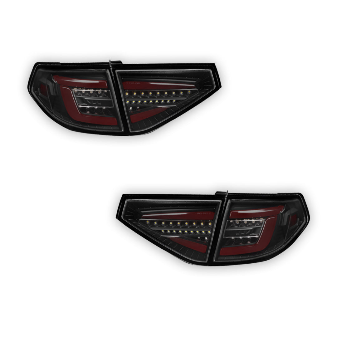 Subaru Impreza GE / GP (2007 - 2013) Sequential 3D LED Stripe Bar Tail Lights LH + RH