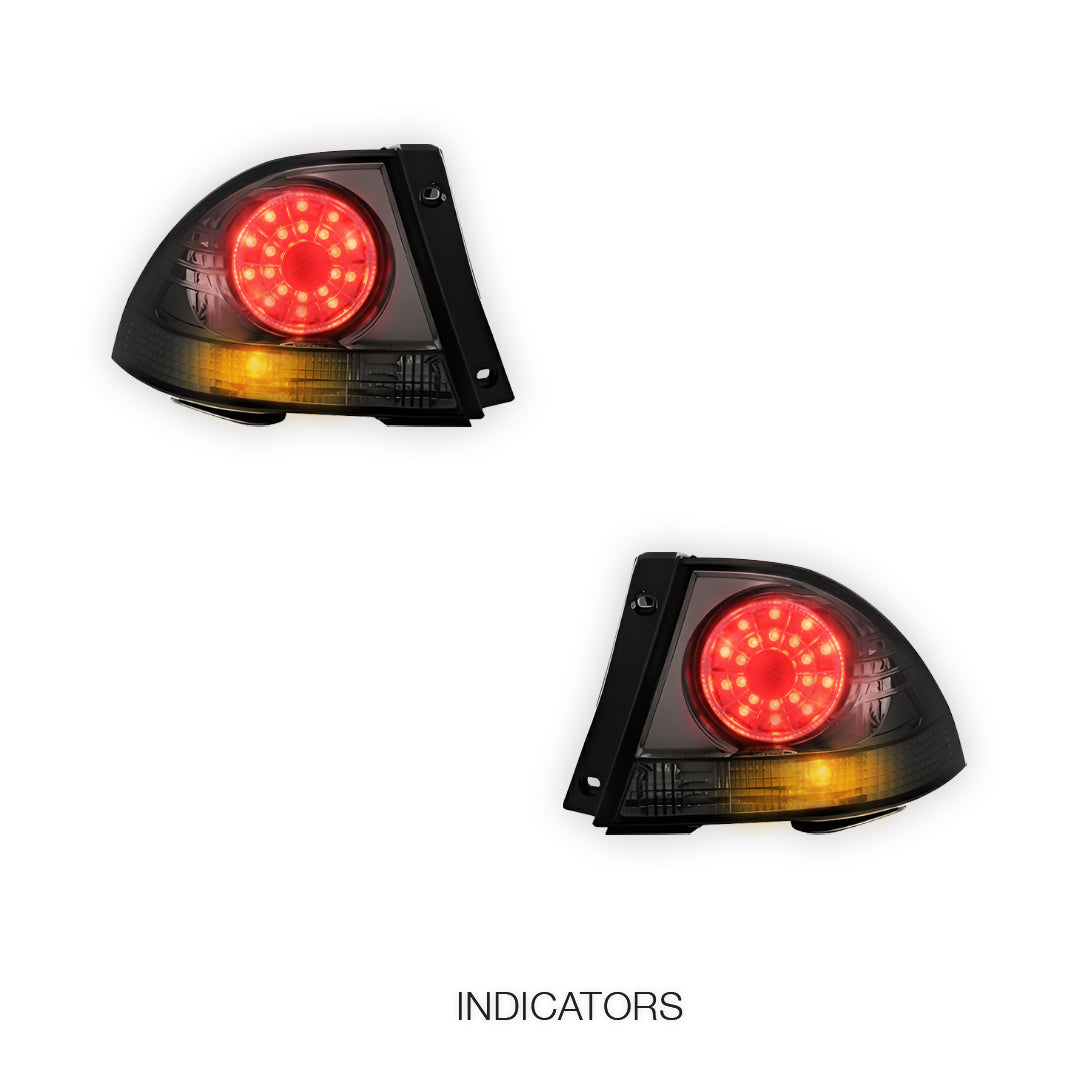 Lexus IS GXE10 (1998 - 2005) Smoked Black Altezza LED Tail Lights LH + RH