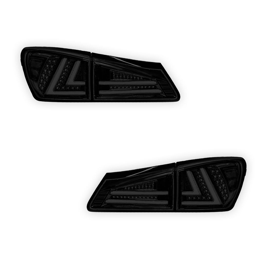 Lexus IS GSE20 (2005 - 2013) 3D Full LED Stripe Tail Lights LH + RH