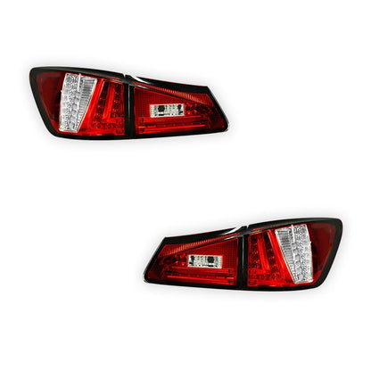 Lexus IS GSE20 (2005 - 2013) 3D LED Stripe Bar Tail Lights LH + RH