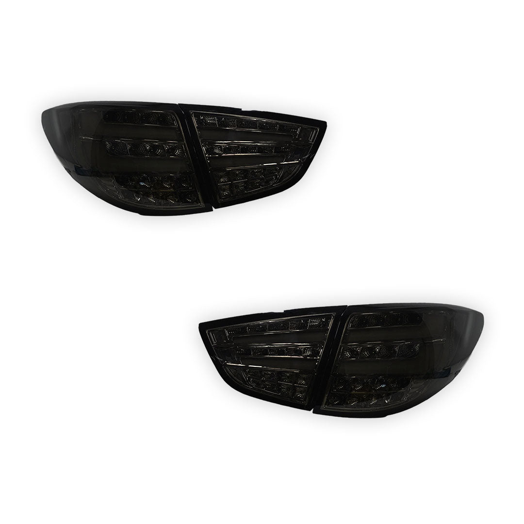 Hyundai ix35 LM (2009 - 2015) Smoked Black Full LED Tail Lights LH + RH