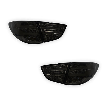 Hyundai ix35 LM (2009 - 2015) Smoked Black Full LED Tail Lights LH + RH