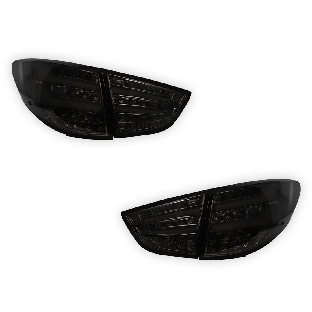 Hyundai Tucson JM / TL / TLE (2009 - 2015) Smoked Black Full LED Tail Lights LH + RH