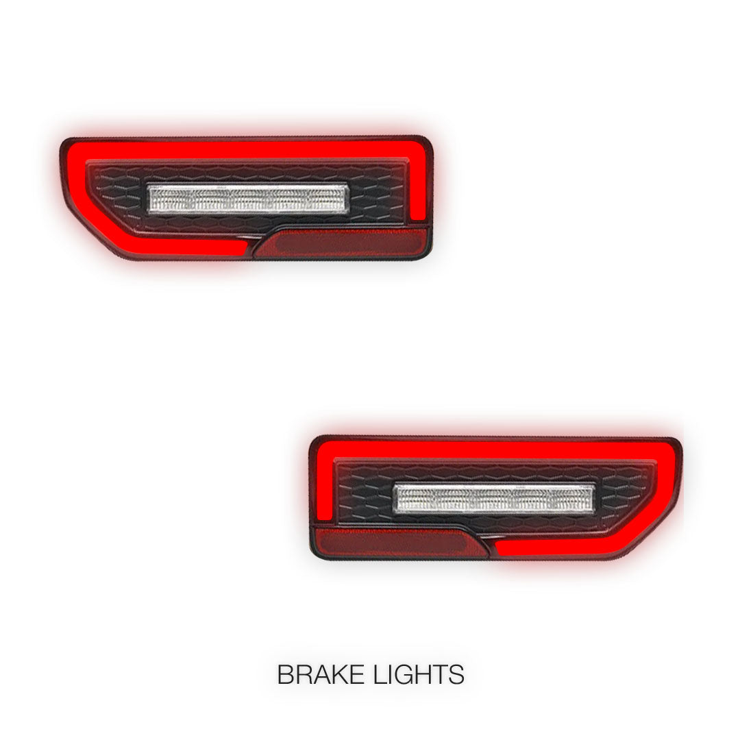 Suzuki Jimny JB74 (2019 - 2024) JDM Clear Red Sequential LED Tail Lights LH + RH