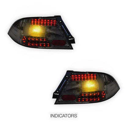 Mitsubishi Lancer CH (2003 - 2007) Full Smoked LED Tail Lights LH + RH