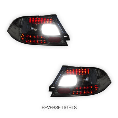 Mitsubishi Lancer CH (2003 - 2007) Full Smoked LED Tail Lights LH + RH