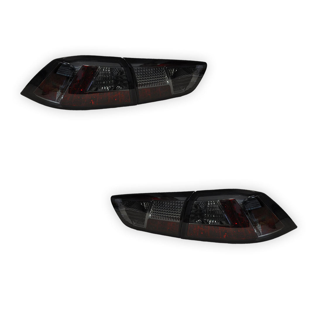 Mitsubishi Lancer CJ / CF (2007 - 2018) Smoked LED Tail Lights LH + RH