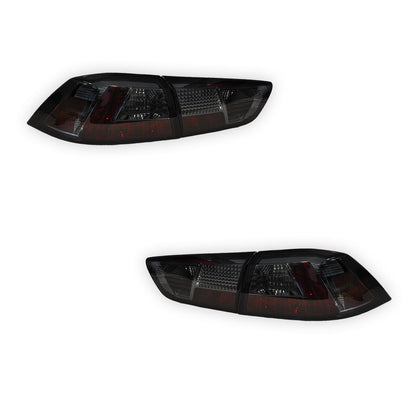 Mitsubishi Lancer CJ / CF (2007 - 2018) Smoked LED Tail Lights LH + RH