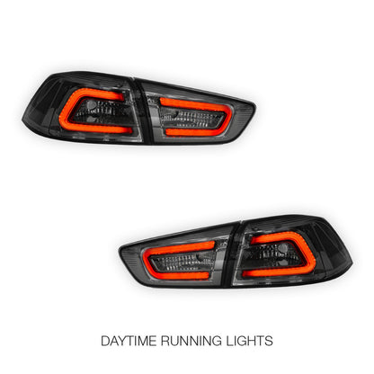 Mitsubishi Lancer CJ / CF (2007 - 2019) 3D LED Tail Lights LH + RH