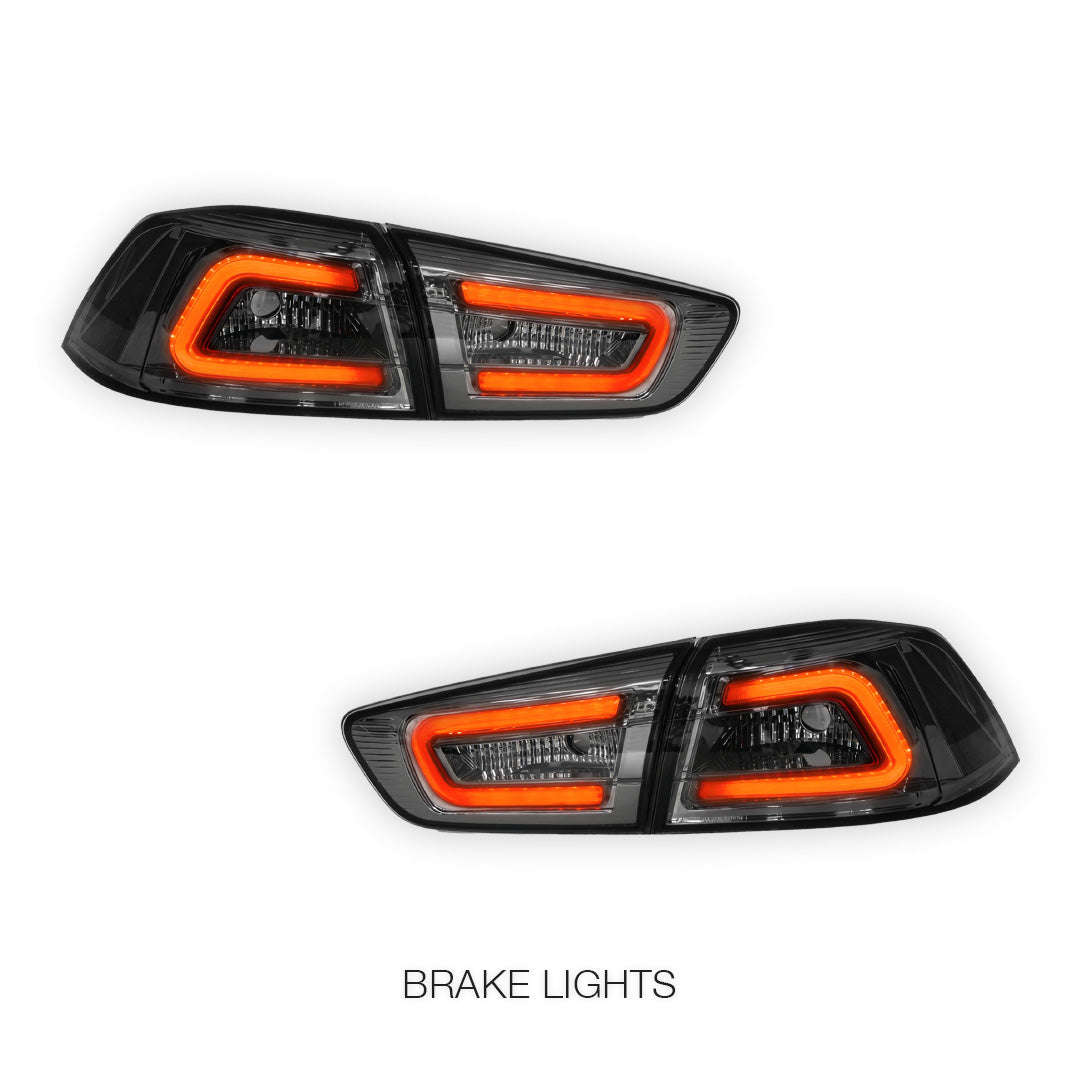 Mitsubishi Lancer CJ / CF (2007 - 2019) 3D LED Tail Lights LH + RH