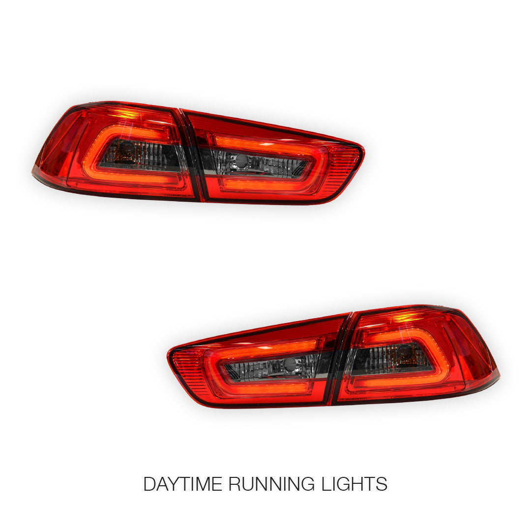Mitsubishi Lancer CJ / CF (2007 - 2019) 3D LED Tail Lights LH + RH