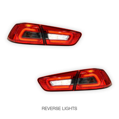 Mitsubishi Lancer CJ / CF (2007 - 2019) 3D LED Tail Lights LH + RH