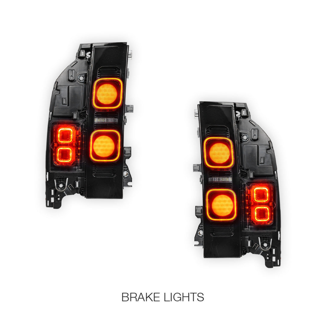 Land Rover Defender L663 (2020 - 2025) Smoked Full LED Tail Lights LH + RH
