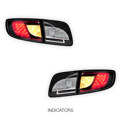 Mazda 3 BK (2003 - 2009) LED Tail Lights LH + RH