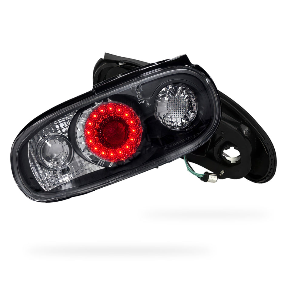 Mazda MX-5 NA (1989 - 1997) JDM Black Altezza LED Tail Lights LH + RH
