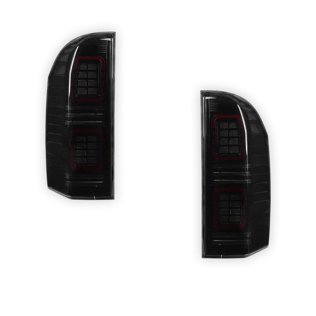 Nissan Patrol GU (2005 - 2016) Full Smoked Sequential LED Tail Lights LH + RH