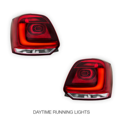 Volkswagen Polo 6R (2010 - 2014) 3D LED Stripe Bar Tail Lights LH + RH