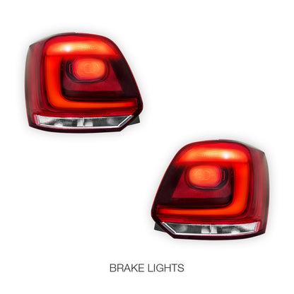 Volkswagen Polo 6R (2010 - 2014) 3D LED Stripe Bar Tail Lights LH + RH