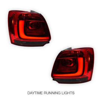 Volkswagen Polo 6R (2010 - 2014) 3D LED Stripe Bar Tail Lights LH + RH