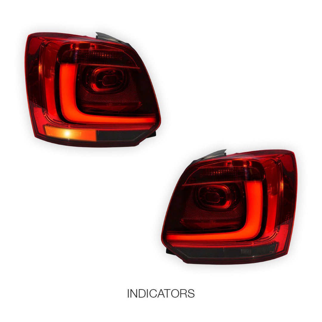 Volkswagen Polo 6R (2010 - 2014) 3D LED Stripe Bar Tail Lights LH + RH