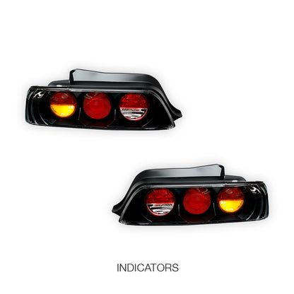 Honda Prelude BB 5th Gen (1997 - 2001) JDM Altezza Halogen Tail Lights LH + RH