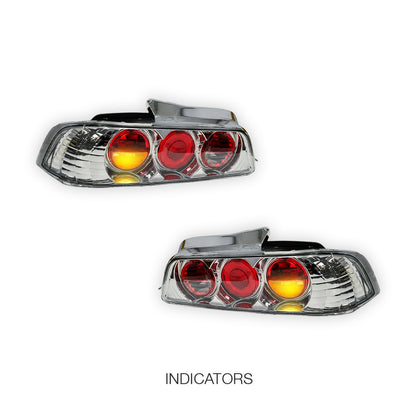 Honda Prelude BB 5th Gen (1997 - 2001) JDM Altezza Halogen Tail Lights LH + RH