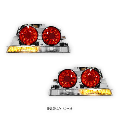 Nissan Skyline R33 (1993 - 1998) LED Tail Lights LH + RH