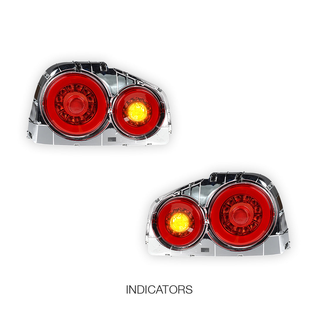 Nissan Skyline R34 (1998 - 2002) GTR Style 3D LED Stripe Tail Lights LH + RH