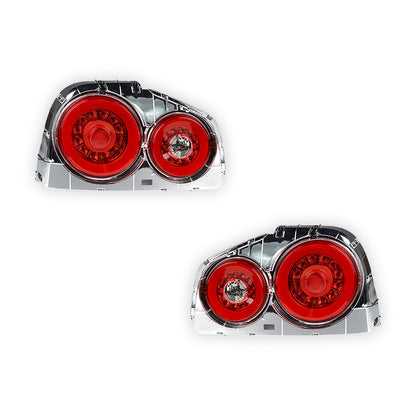 Nissan Skyline R34 (1998 - 2002) GTR Style 3D LED Stripe Tail Lights LH + RH