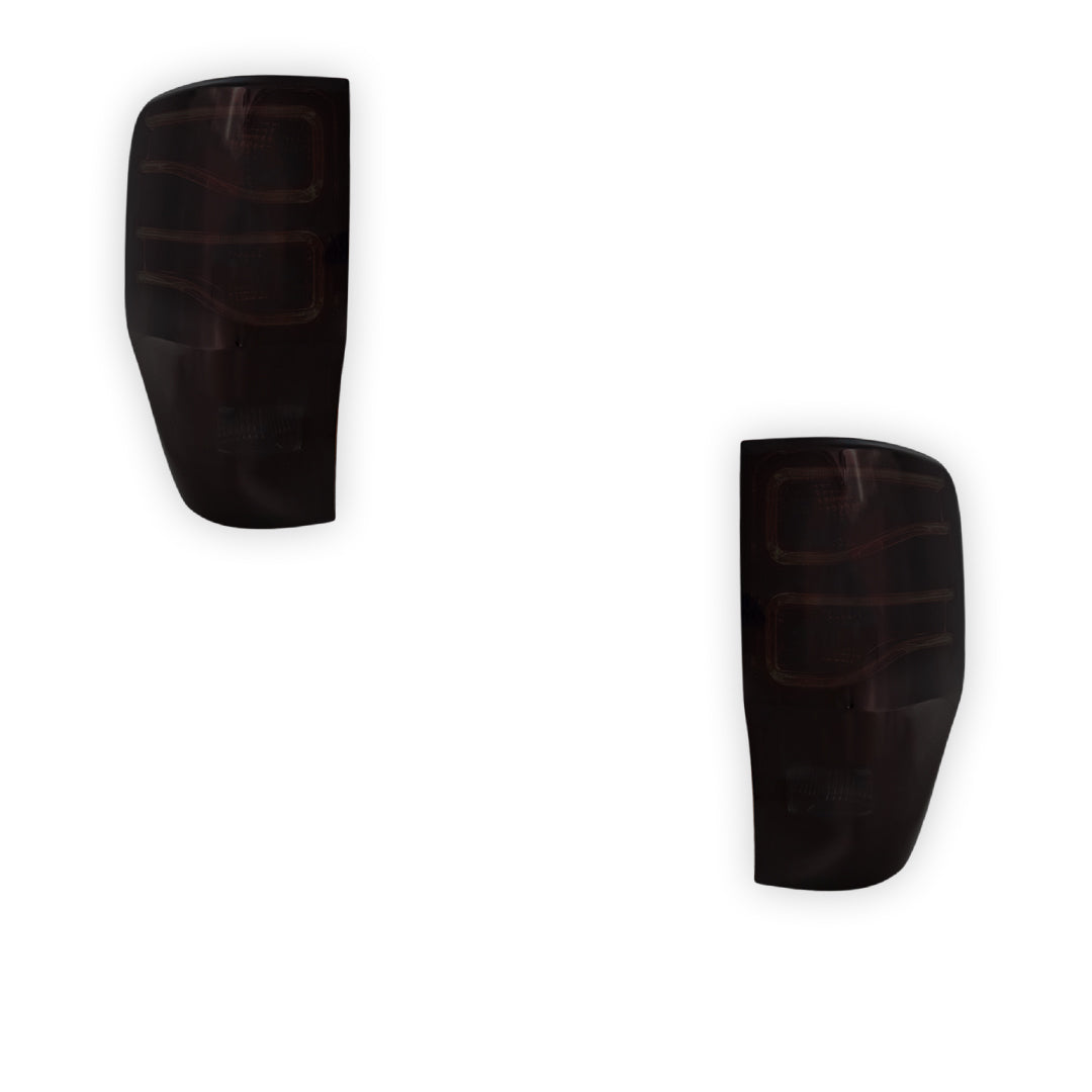 Ford Ranger PX MK1 / MK2 / MK3 (2011 - 2021) Smoked Red 3D LED Stripe Bar Tail Lights LH + RH