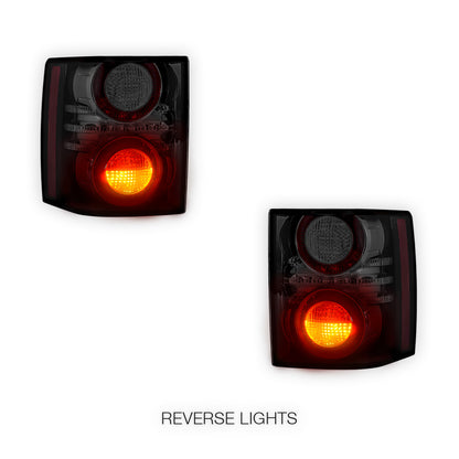 Land Rover Range Rover L322 (2007 - 2012) Black LED Tail Lights LH + RH