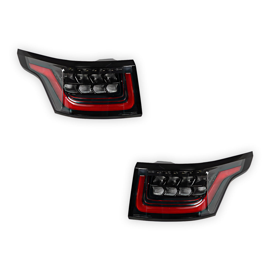 Land Rover Range Rover Sport L494 (2013 - 2022) MY18 SVR Style Sequential Full LED Tail Lights LH + RH