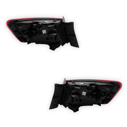 Audi A3 8V (2013 - 2016) Genuine Black Red LED Tail Lights LH + RH