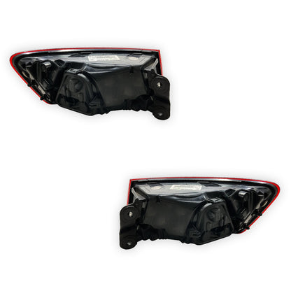Audi A3 8V (2013 - 2016) Genuine Clear Red Tail Lights LH + RH