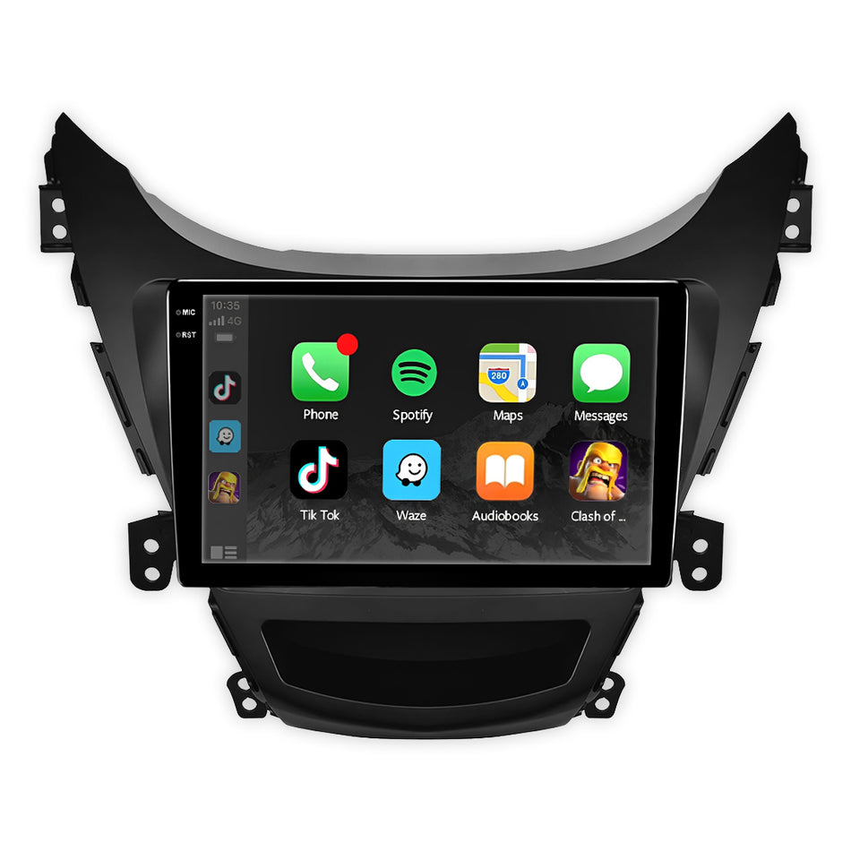 Hyundai Elantra MD (2012 - 2014) 9" Wireless Android 15 Head Unit for Apple CarPlay / Android Auto
