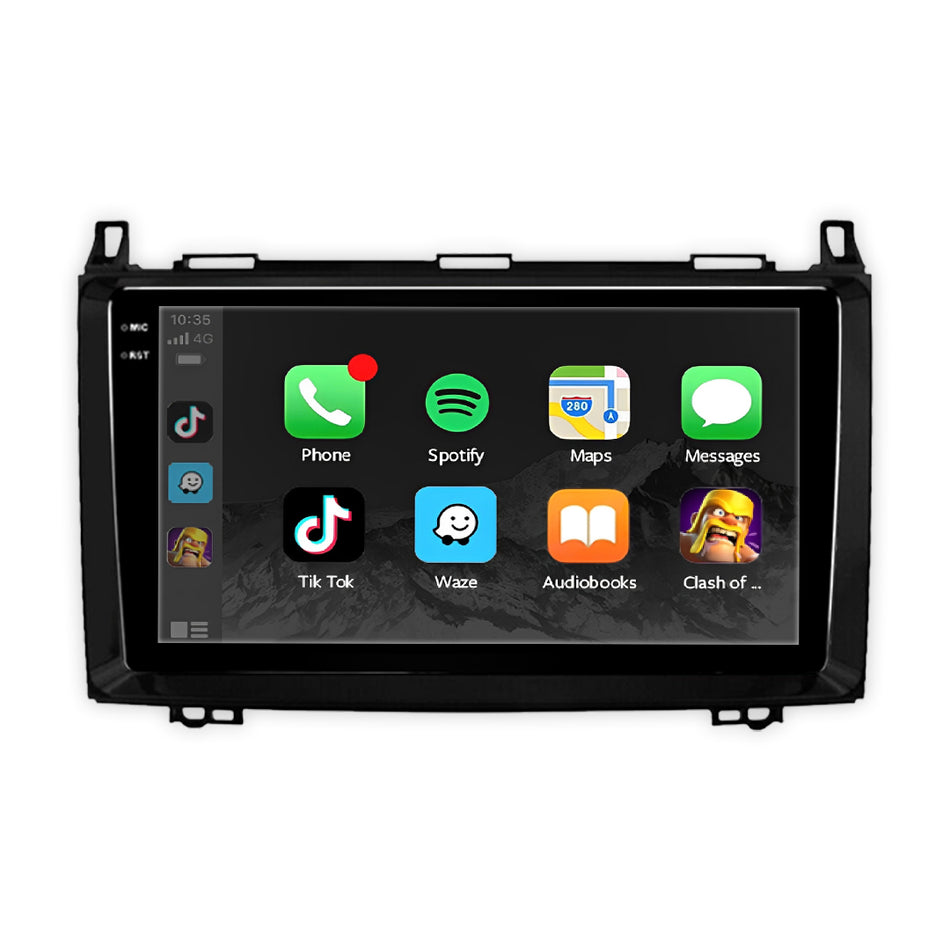 Mercedes-Benz V-Class / Vito / Viano / W639 (2006 - 2014) 9" Wireless Android 15 Head Unit for Apple CarPlay / Android Auto