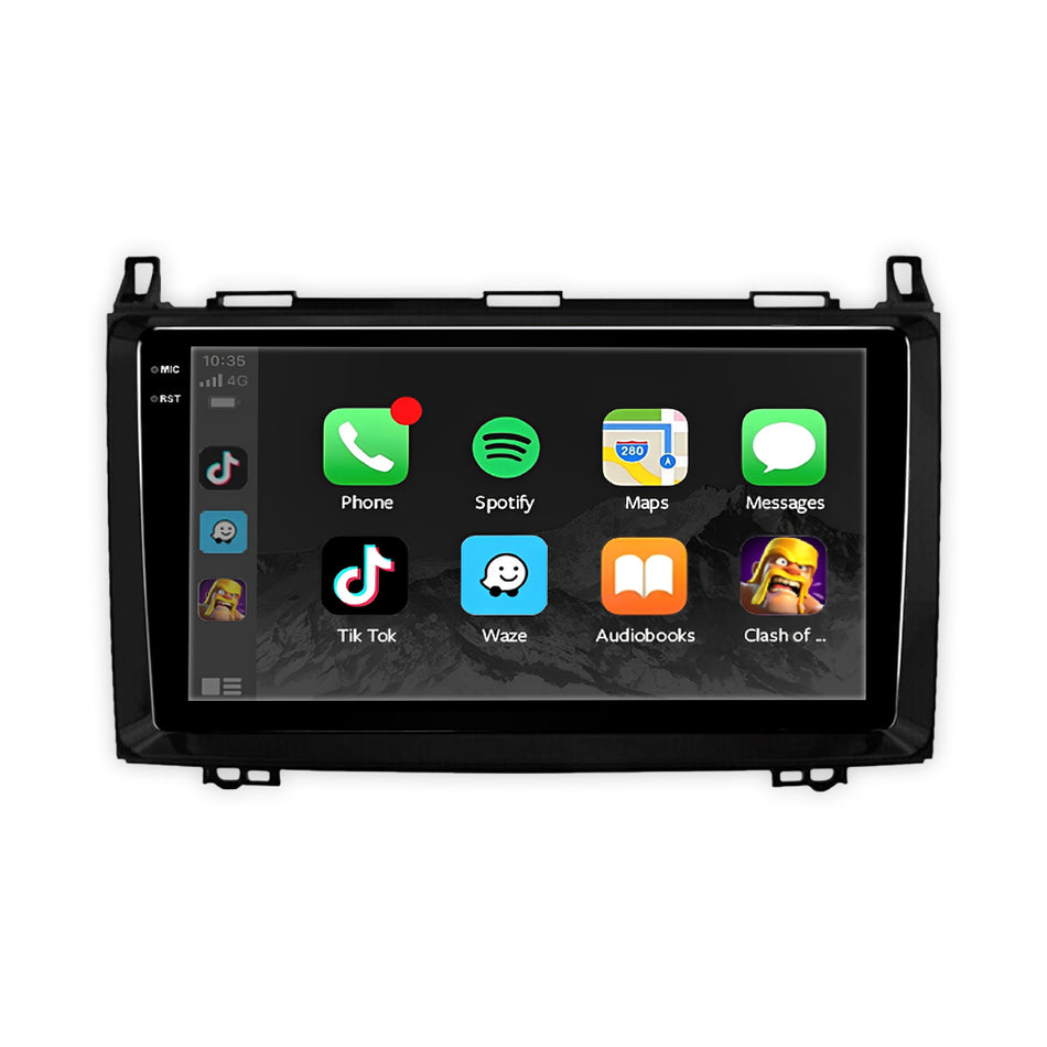 Mercedes-Benz Sprinter / 2500 / 3500 / W906 (2006 - 2012) 9" Wireless Android 15 Head Unit for Apple CarPlay / Android Auto