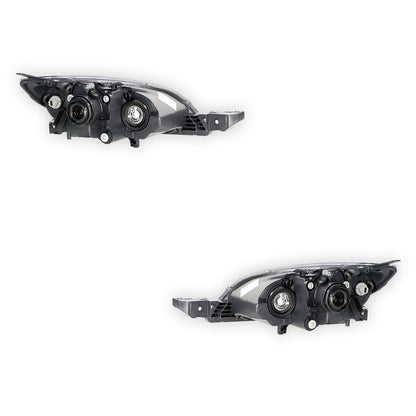 Mazda 3 BK 5-Door Hatch (2003 - 2009) Black Headlights LH + RH