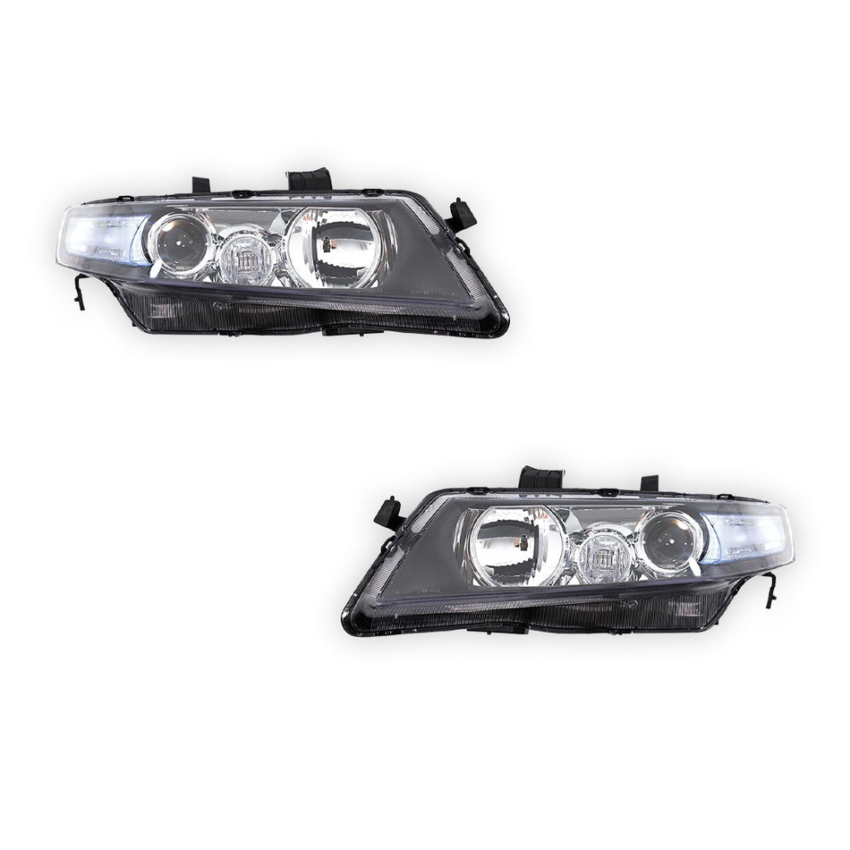 Honda Accord Euro CL Series 2 (2005 - 2008) Halogen Headlights LH + RH