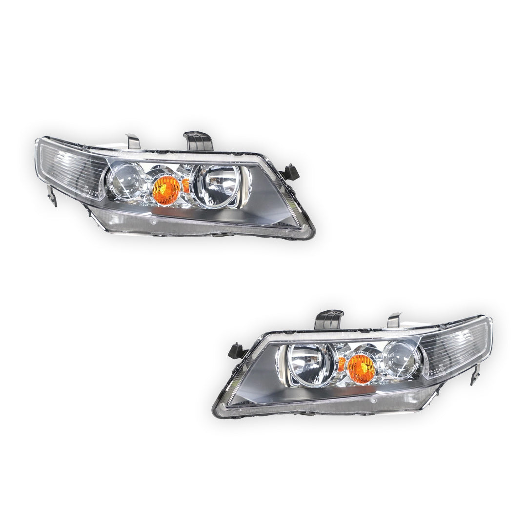 Honda Accord Euro CL Series 1 (2003 - 2005) Non-Xenon Headlights LH + RH