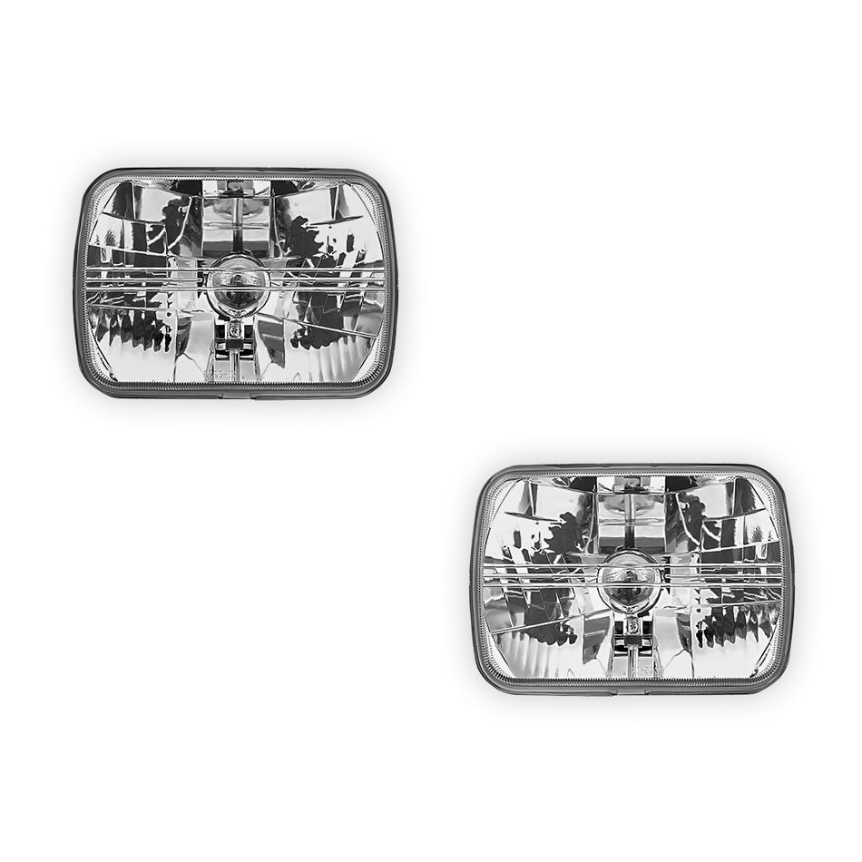 Ford Courier Ute (1981 - 1985) 7-inch Square Headlights LH + RH