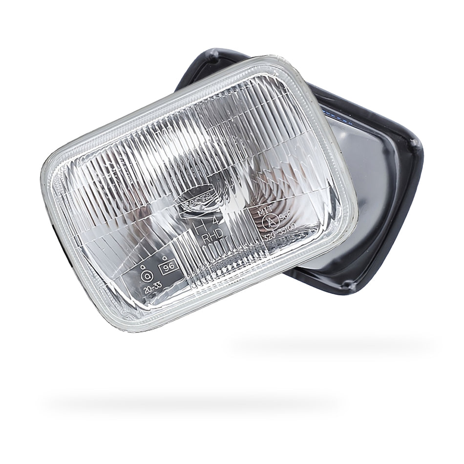 Mazda MX-5 NA (1989 - 1997) Headlights with H4 Globe Glass Lens LH + RH