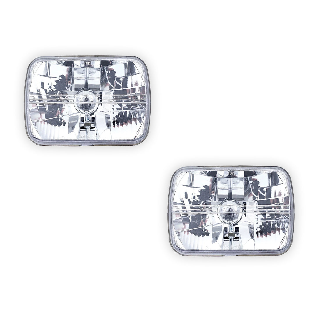Mitsubishi L300 Express SF / SG / SH / SJ (1986 - 1994) Headlights with H4 Globe Glass Lens LH + RH
