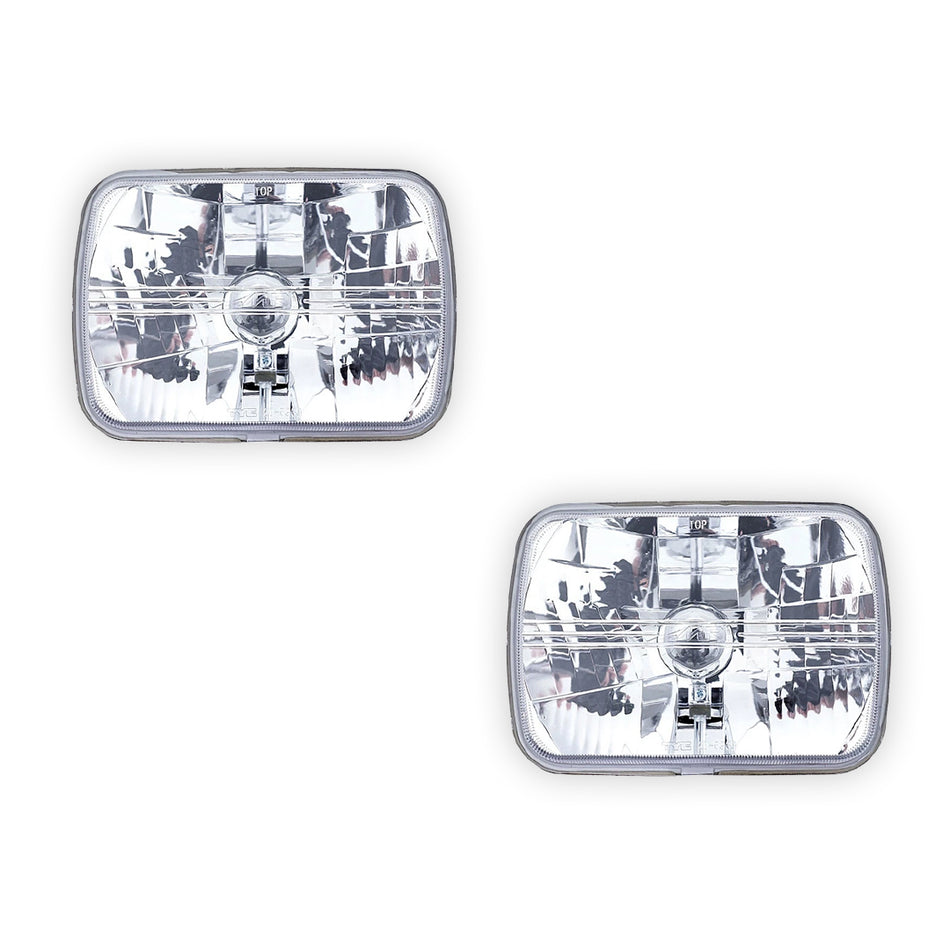 Mitsubishi L300 Express SF / SG / SH / SJ (1986 - 1994) Headlights with H4 Globe Glass Lens LH + RH