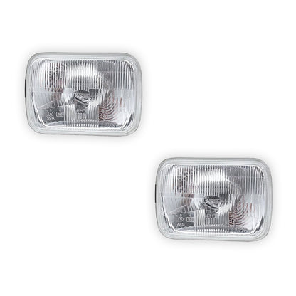 Mitsubishi L300 Express SF / SG / SH / SJ (1986 - 1994) Headlights with H4 Globe Glass Lens LH + RH