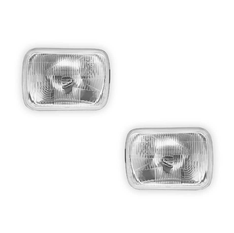 Mitsubishi Triton ME / MF / MG / MH / MJ / MK (1986 - 2006) Headlights with H4 Globe Glass Lens LH + RH