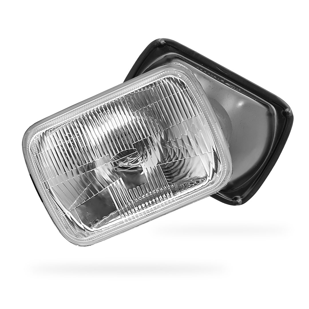 Toyota Celica ST (1981 - 1994) Headlights with H4 Globe Glass Lens LH + RH